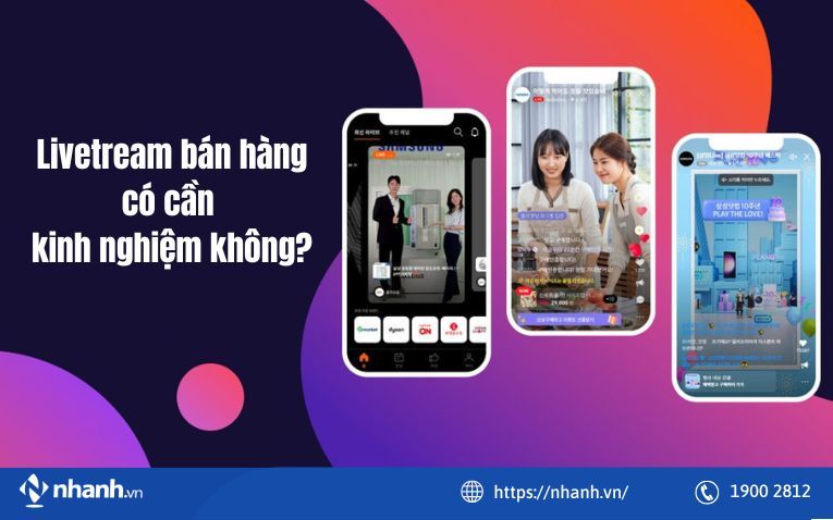 Livetream bán hàng có cần kinh nghiệm không?